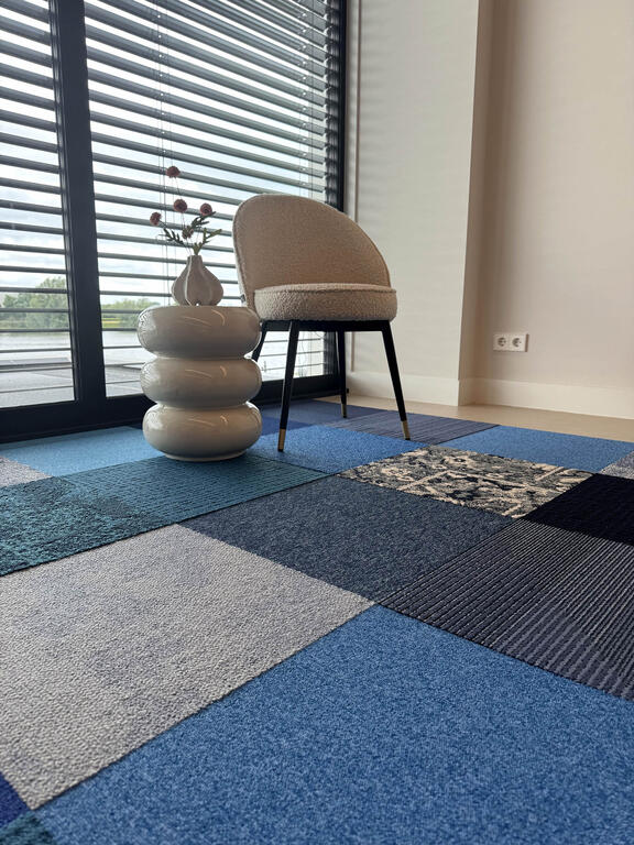 Kiliminės plytelės Shuffle It Shades of blue