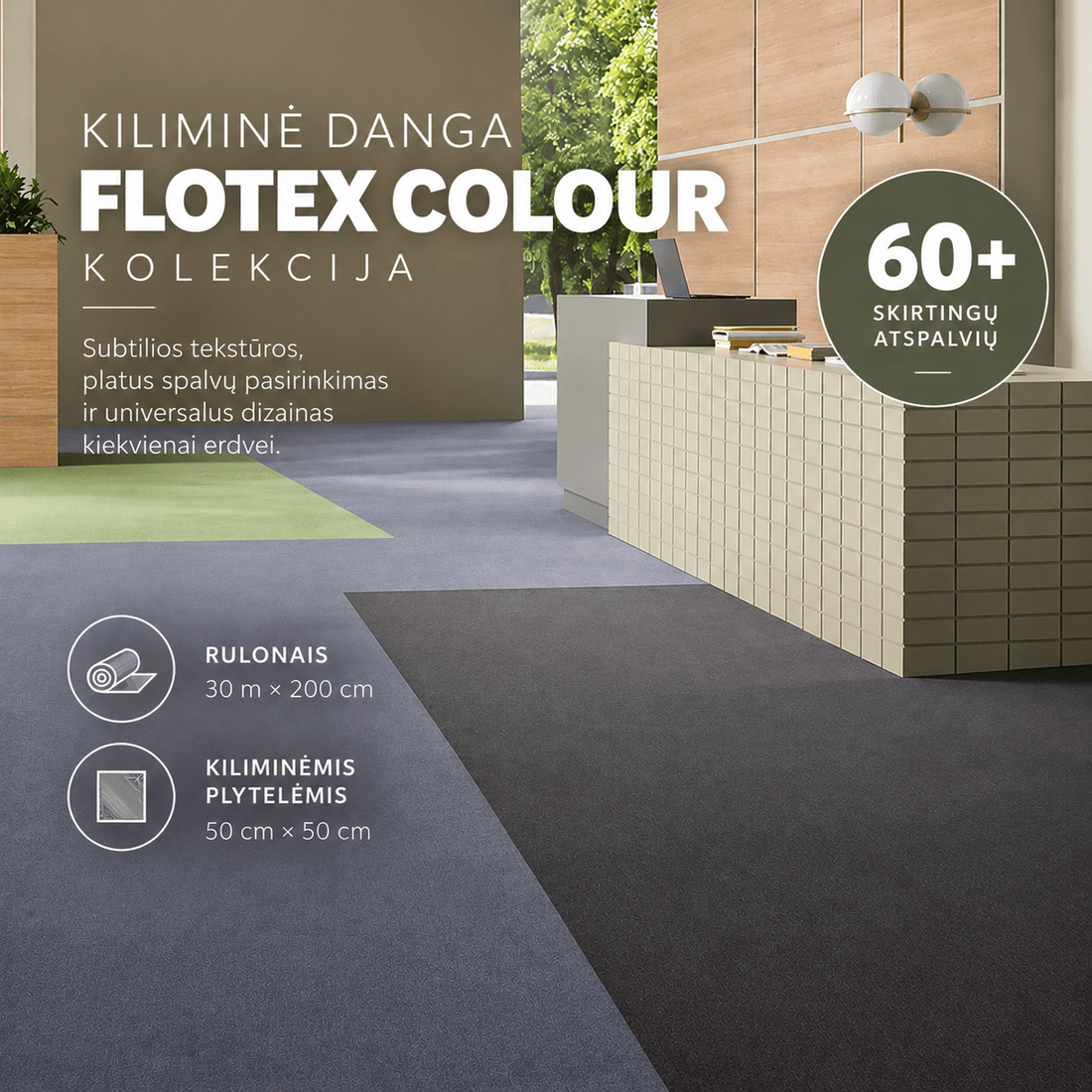 KILIMINĖ DANGA FLOTEX COLOUR KOLEKCIJA - Kiliminesplyteles.lt