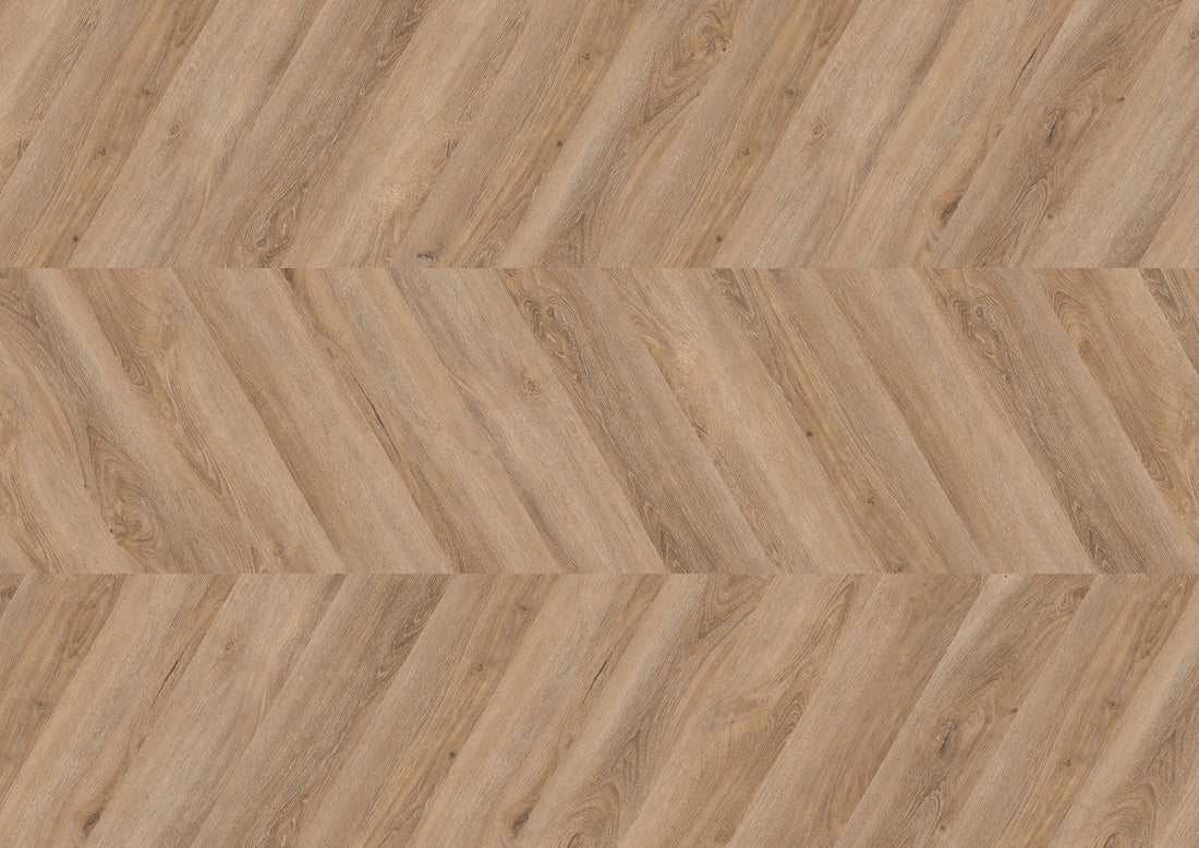 LVT Vinilinės grindys PERFORM Oak Malaga Chevron - Kiliminesplyteles.lt