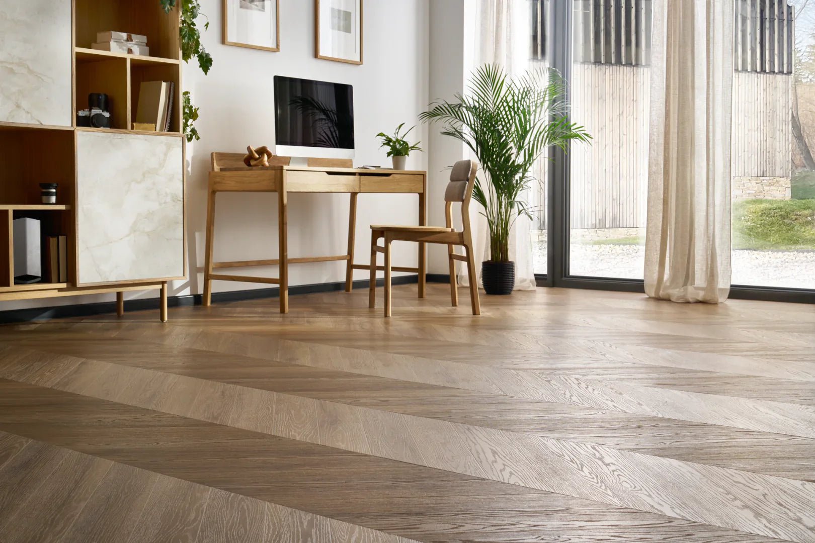 SPC Vinilinės Grindys Amaron Chevron – Rochester Oak - Kiliminesplyteles.lt
