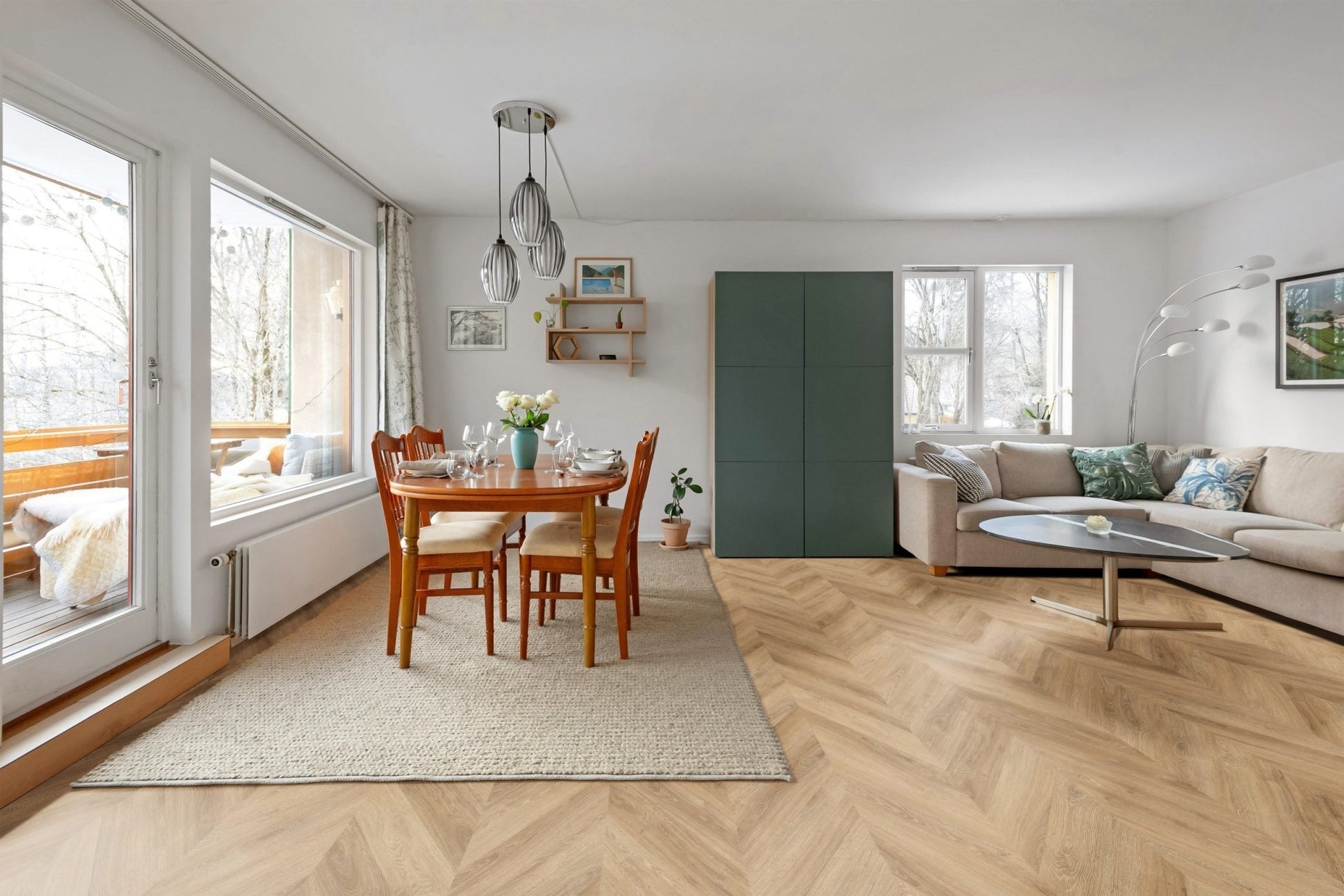 Vinilinės grindys Solen Chevron GD Province Oak - Kiliminesplyteles.lt