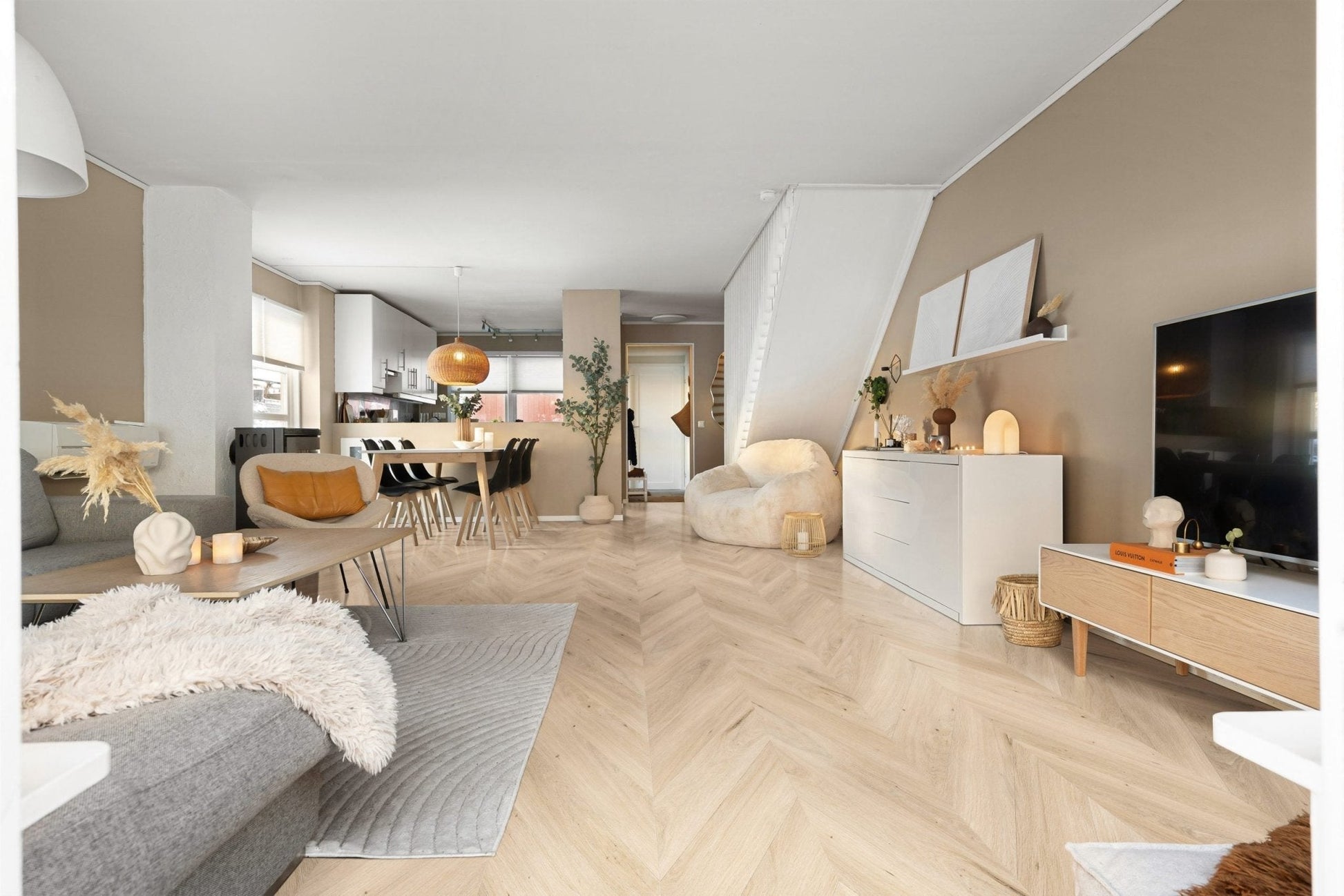 Vinilinės grindys Solen Chevron GD Upland Oak - Kiliminesplyteles.lt